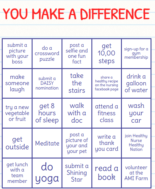 Wellness Bingo